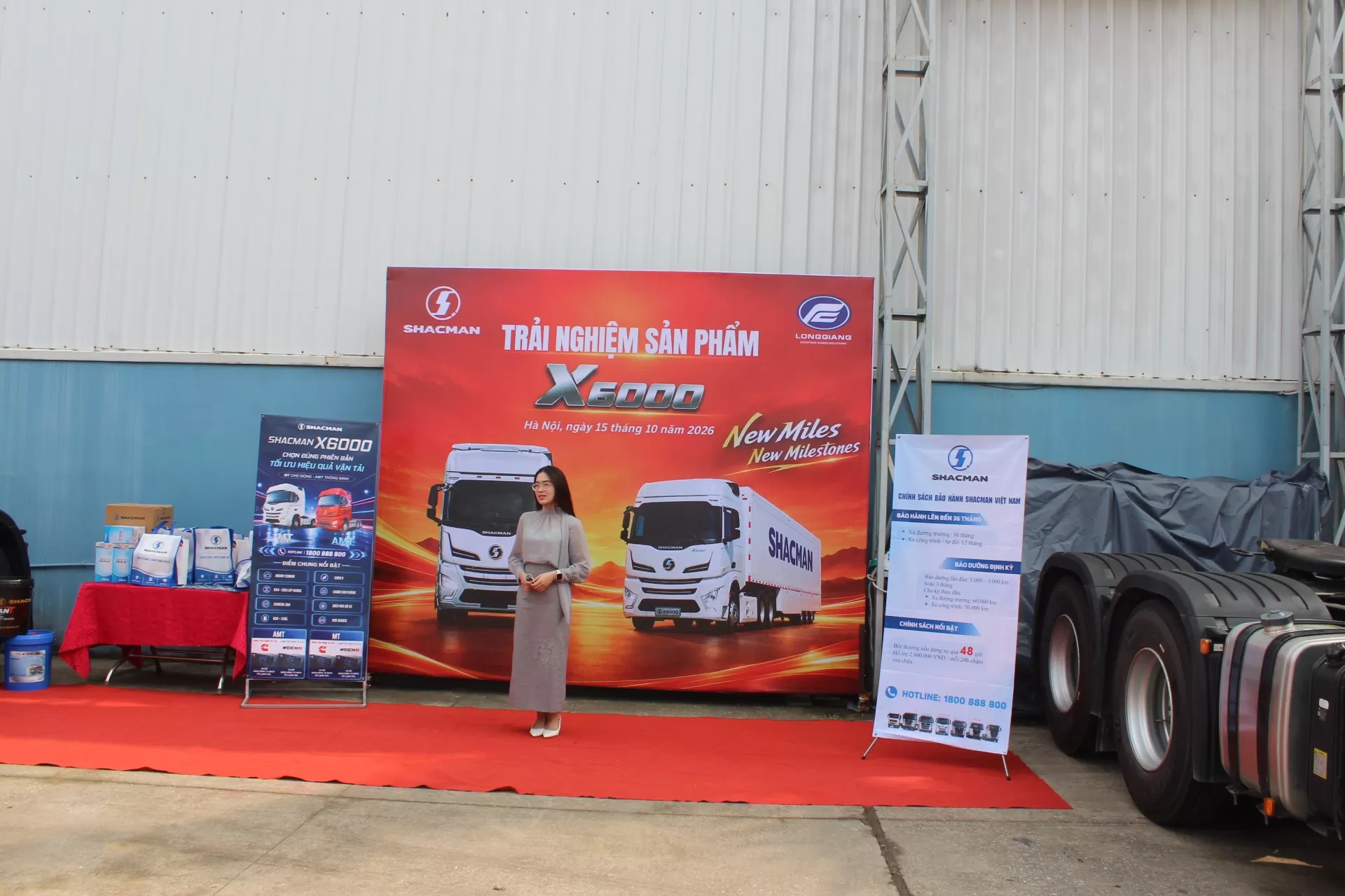 Long Giang tổ chức trải nghiệm SHACMAN X6000 tại Hà Nội