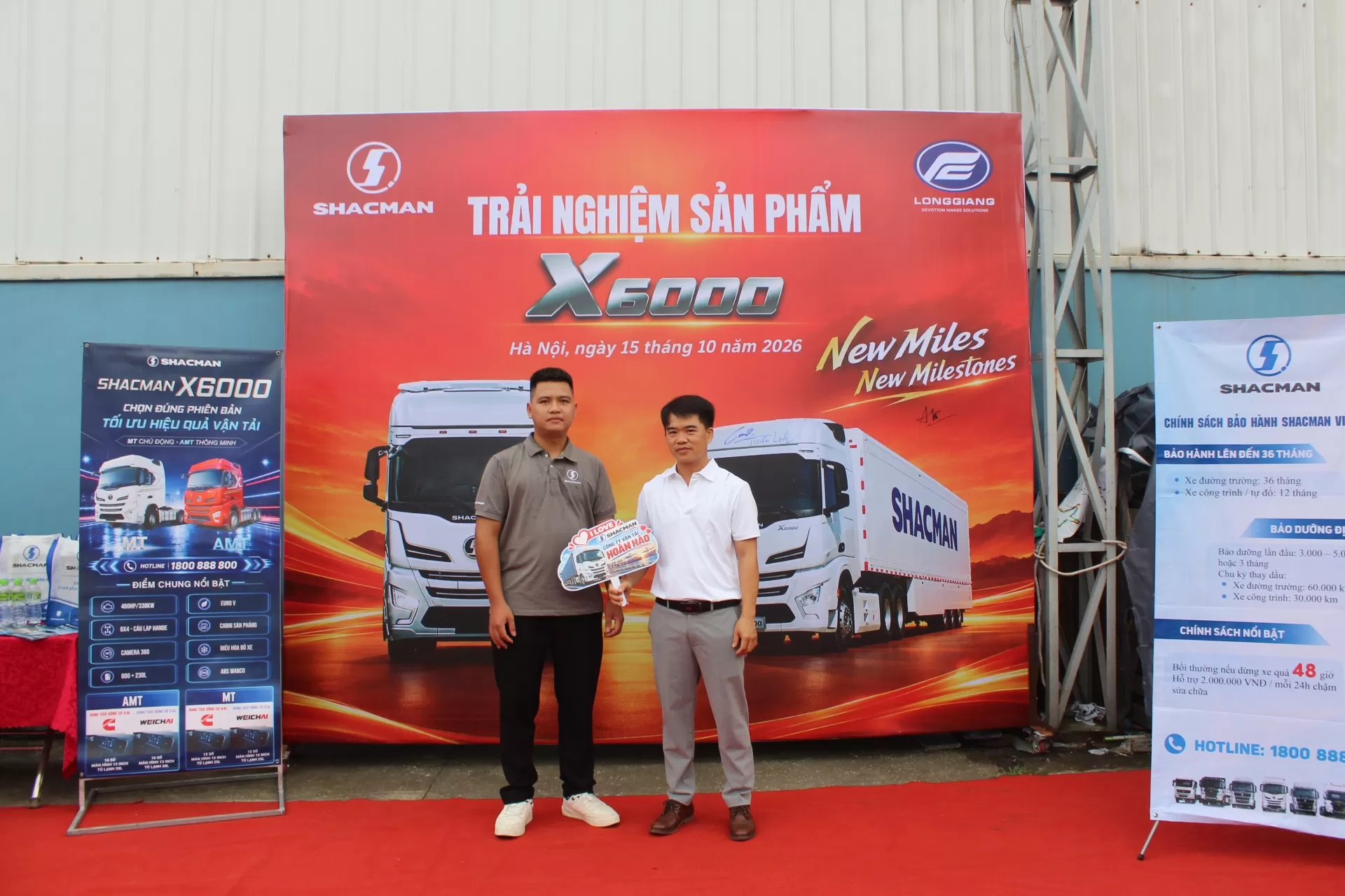 Long Giang tổ chức trải nghiệm SHACMAN X6000 tại Hà Nội