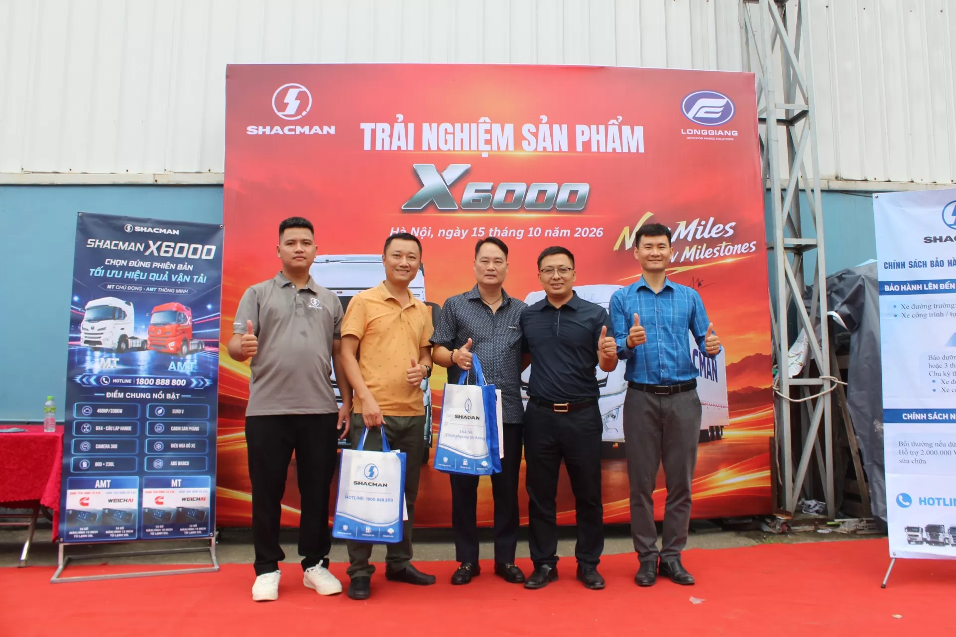 Long Giang tổ chức trải nghiệm SHACMAN X6000 tại Hà Nội