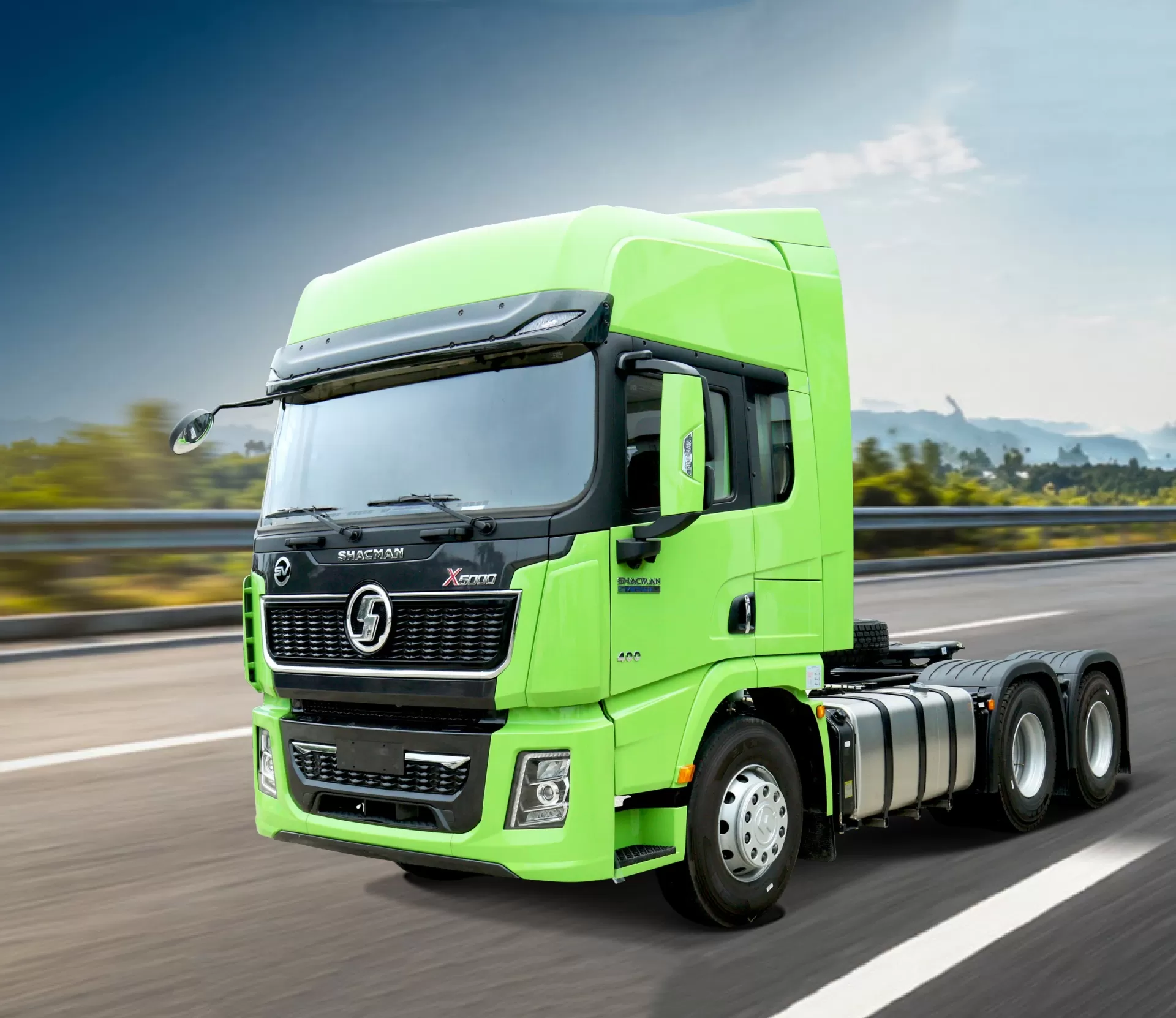 XE ĐẦU KÉO SHACMAN X5000 6X4 WEICHAI 400HP CẦU LÁP